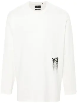 Y-3: Хлопковая футболка 