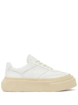 MM6 Maison Margiela: Белые кроссовки 