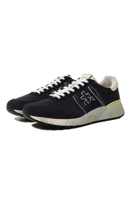 Premiata: Тёмные кроссовки  Lander