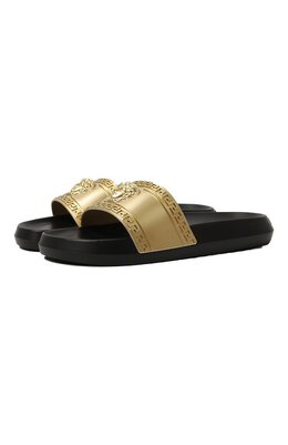 Versace: Чёрные шлёпанцы 