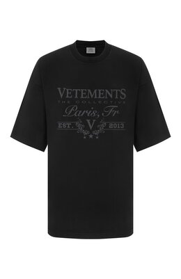 VETEMENTS: Хлопковая футболка 