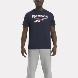 Reebok: Тёмная футболка 