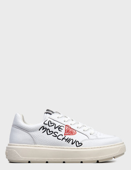 LOVE MOSCHINO: Білі кеди 