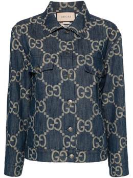Gucci: Джинсовая куртка  GG