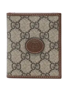 Gucci: Бежевый кошелёк  GG Supreme