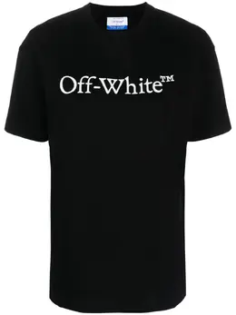 Off-White: Футболка  Bookish с принтом