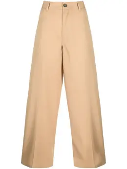 Jil Sander: Бежевые брюки 