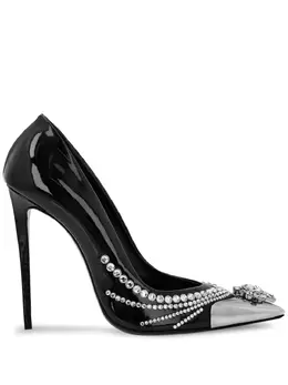 Philipp Plein: Чёрные туфли  Crystal