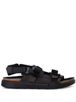 Birkenstock: Чёрные сандалии 
