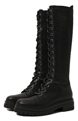 Gianvito Rossi: Чёрные сапоги  Martis