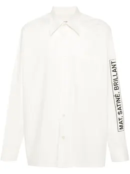 MM6 Maison Margiela: Рубашка с принтом 