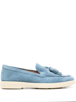 Santoni: Светлые лоферы 