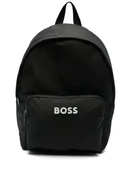 BOSS: Чёрный рюкзак 