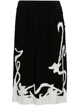 Lanvin: Двухцветная юбка 