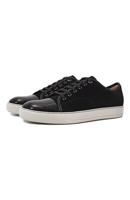 Lanvin: Чёрные кеды  DBB1
