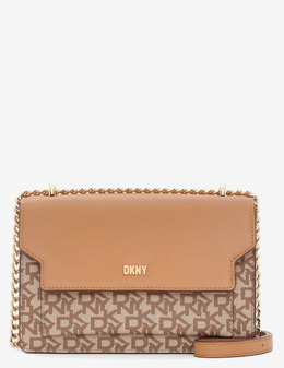DKNY: Бежевая сумка 