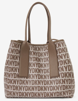 DKNY: Бежевая сумка 