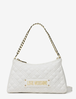 LOVE MOSCHINO: Белая сумка 