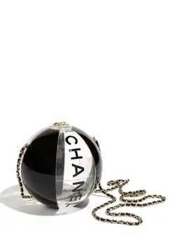 CHANEL Pre-Owned: Чёрный клатч 