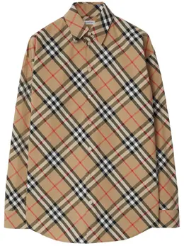 Burberry: Хлопковая рубашка 