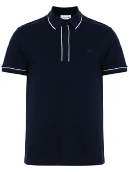 Lacoste: Синее поло 