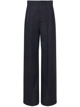 Maison Margiela: Чёрные брюки 