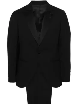 Lardini: Чёрный костюм 