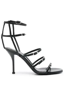 Alexander McQueen: Чёрные сандалии 