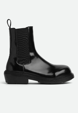 BOTTEGA VENETA: Чёрные сапоги 
