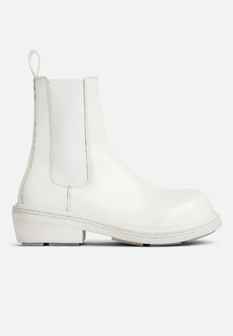 BOTTEGA VENETA: Белые сапоги 