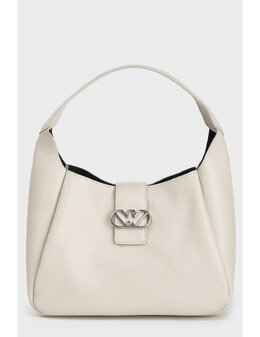 Emporio Armani: Бежевая сумка 