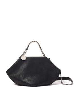 Stella McCartney: Чёрная сумка-шоппер  Falabella Mini