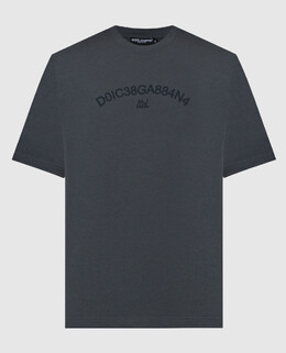 Dolce&Gabbana: Серая футболка 