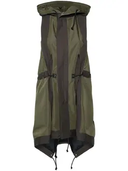sacai: Пуховик без рукава 