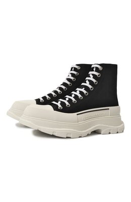 Alexander McQueen: Чёрные ботинки  Tread