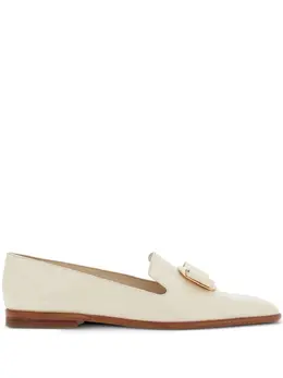 Ferragamo: Белые лоферы  Vara