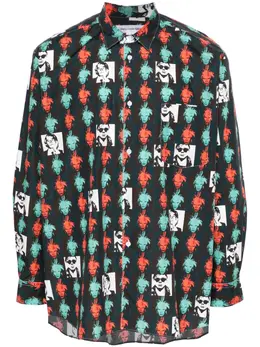 Comme Des Garçons Shirt: Рубашка с принтом 