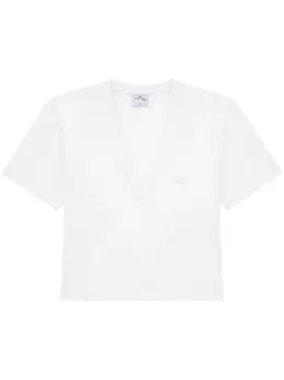 Courrèges: Хлопковая футболка 