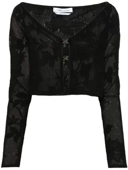 Blumarine: Трикотажный кардиган 