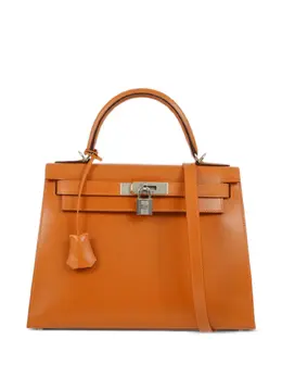 Hermès Pre-Owned: Оранжевая сумка 