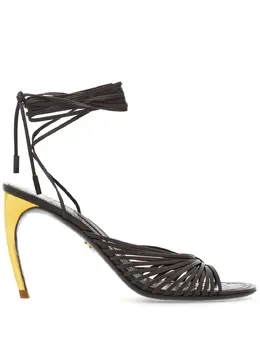 Ferragamo: Коричневые сандалии 