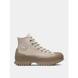 Converse: Бежевые ботинки 