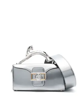 Lanvin: Серебристая сумка 
