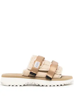 Suicoke: Бежевые сандалии  Moto