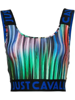 Just Cavalli: Топ с принтом 