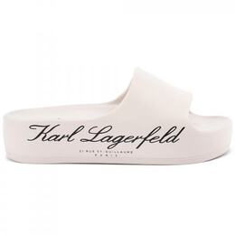 Karl Lagerfeld: Бежевые шлёпанцы 