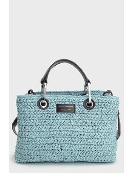 EMPORIO ARMANI: Блакитні сумки 