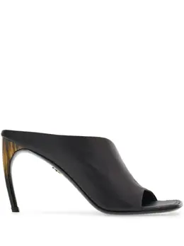 Ferragamo: Чёрные сандалии 