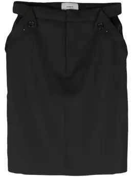 Coperni: Чёрная юбка 