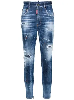 Dsquared2: Рваные джинсы 
